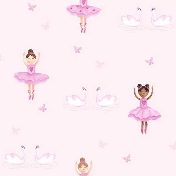 Papel de Pared Make Believe - Ballerina Pink 12460