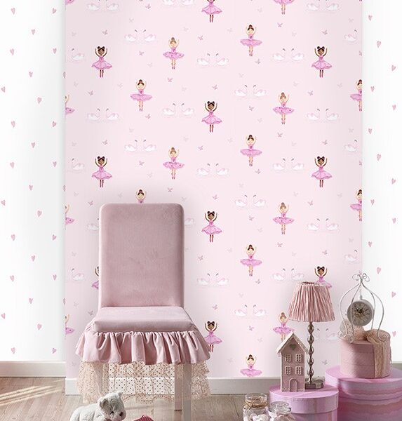 Papel de Pared Make Believe - Ballerina Pink 12460