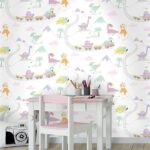Papel de Pared Make Believe - Dino Town Multi 12530