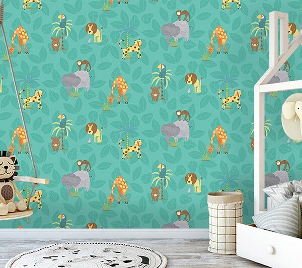 Papel de Pared Make Believe - Jungle Friends