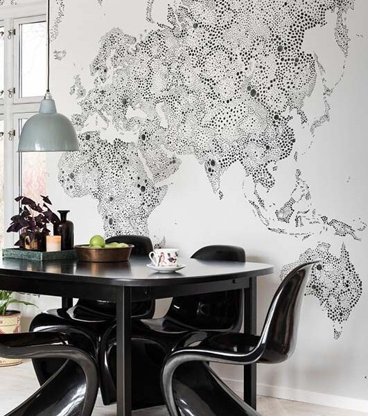 Papel de Pared Familj - World Map