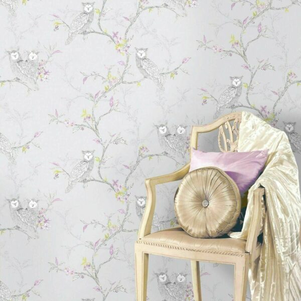 Papel de pared Owls heather