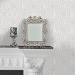 Papel de pared Geo Sequins Grey