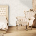Papel de pared Geo Sequins Cream