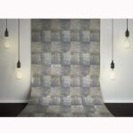 Papel de pared Metal Panel Blue