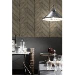 Papel de Pared Old wood chevron