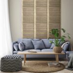Papel de pared Mika Stripe Citrus Heather