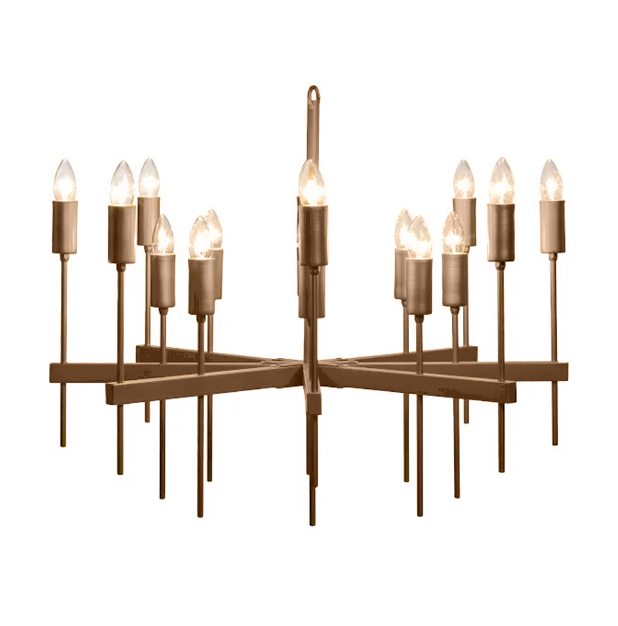 lámpara lustre eleganza