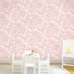 Papel de pared Dusky Pink 12492