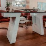 Mesa Comedor Arizona con vidrio