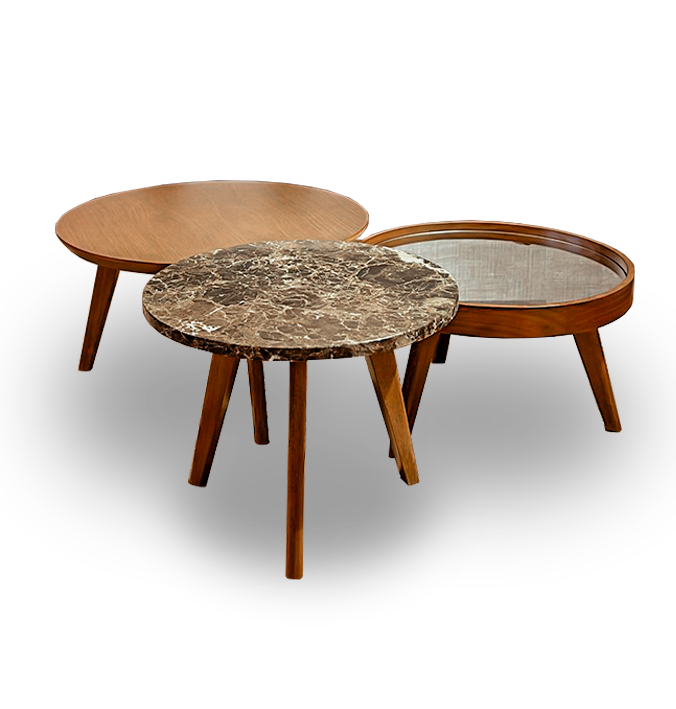 set mesa de centro mila