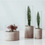 Vaso de cristal ondulado G