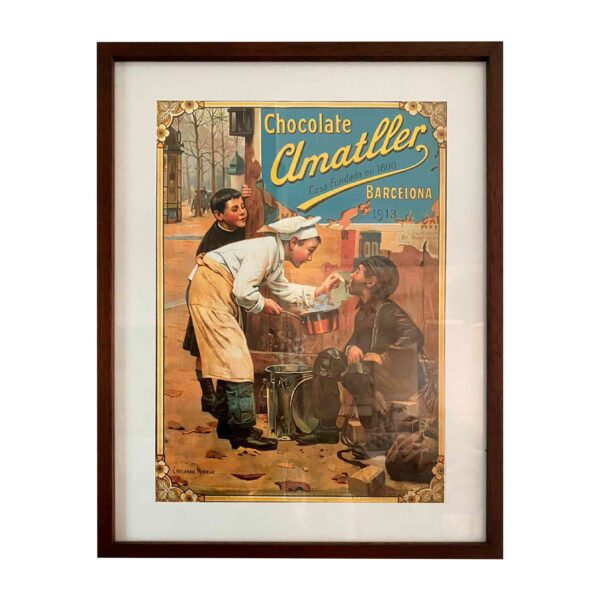 Cuadro vintage chocolate Amatller