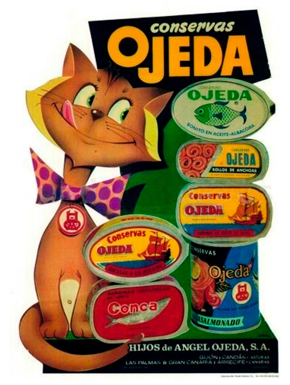 Cuadro Vintage Conservas Ojeda