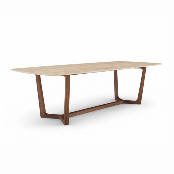 mesa comedor travertino