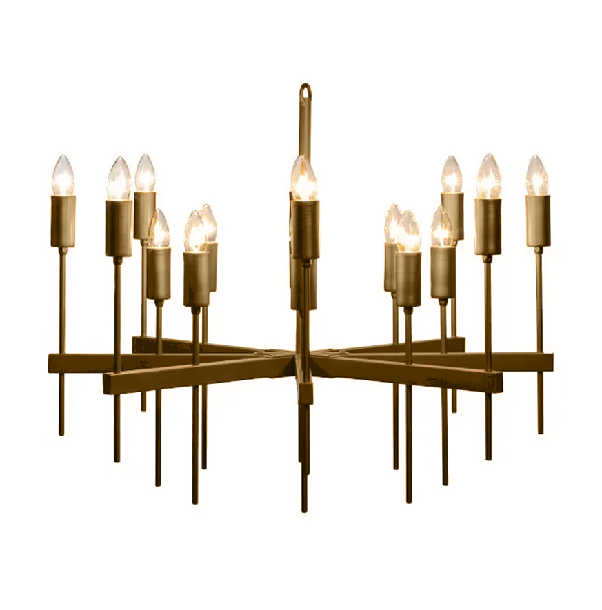 lámpara lustre eleganza