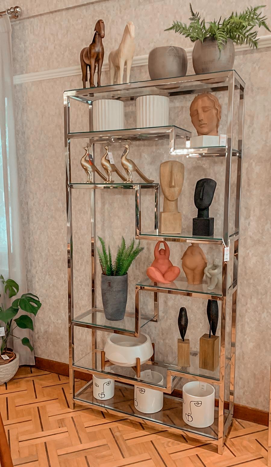 Estante decorativo Inox