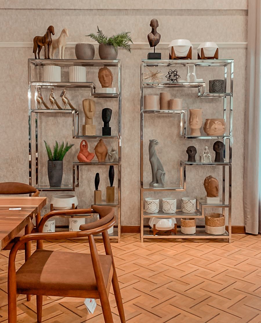 Estante decorativo Inox