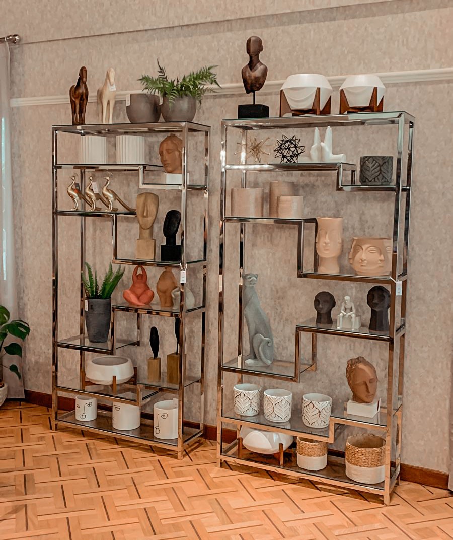 Estante decorativo Inox