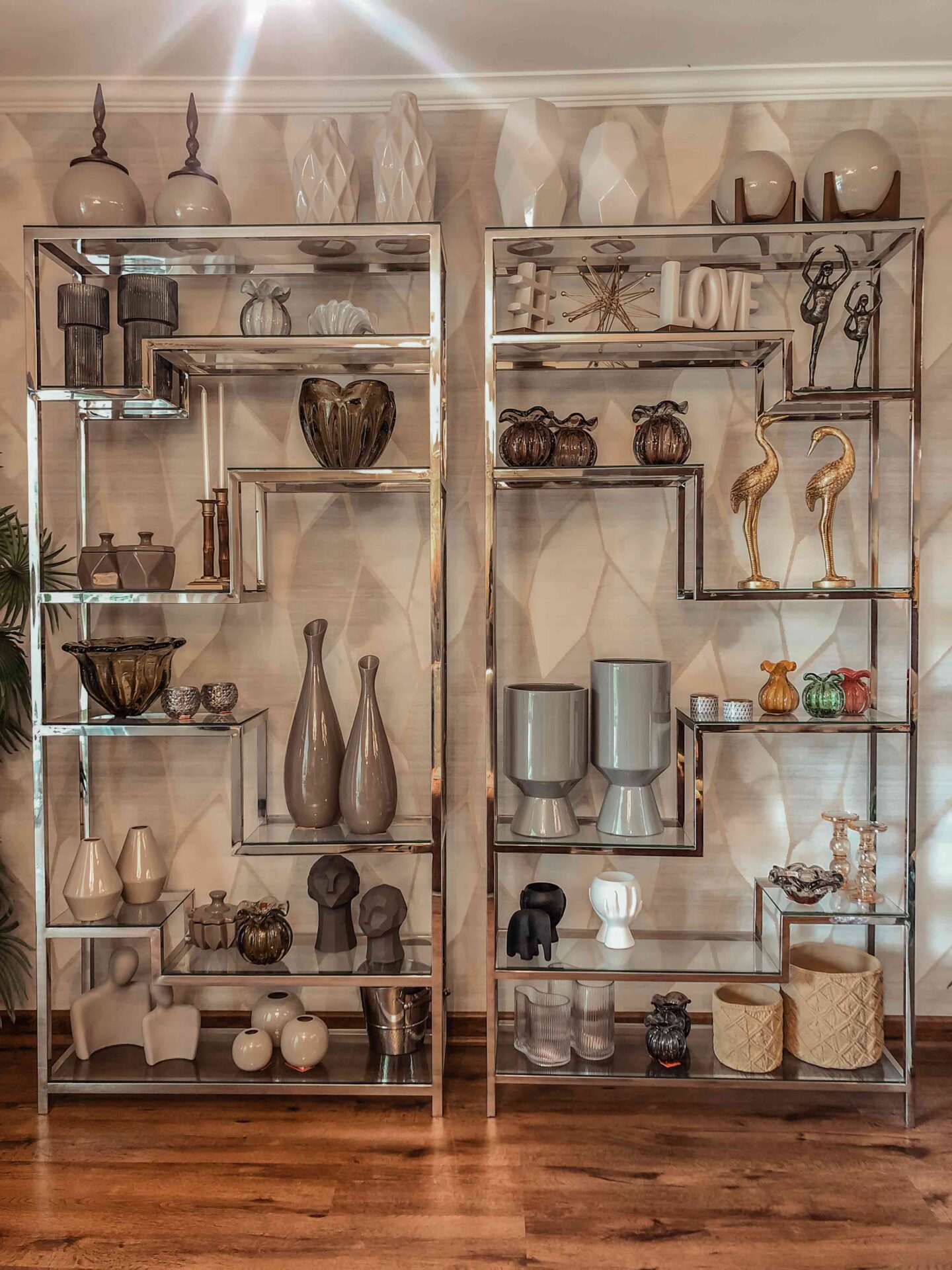Estante decorativo Inox