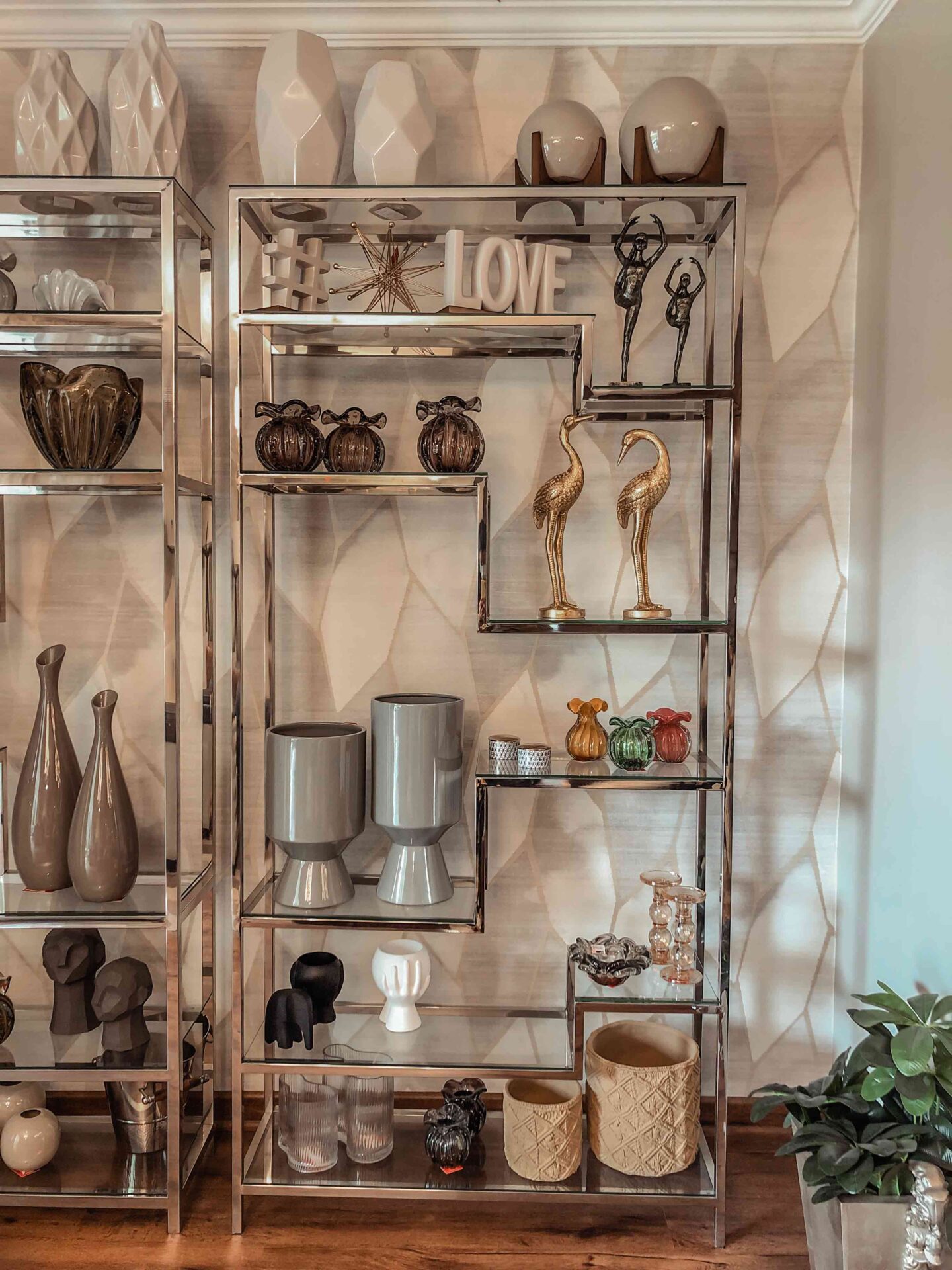Estante decorativo Inox