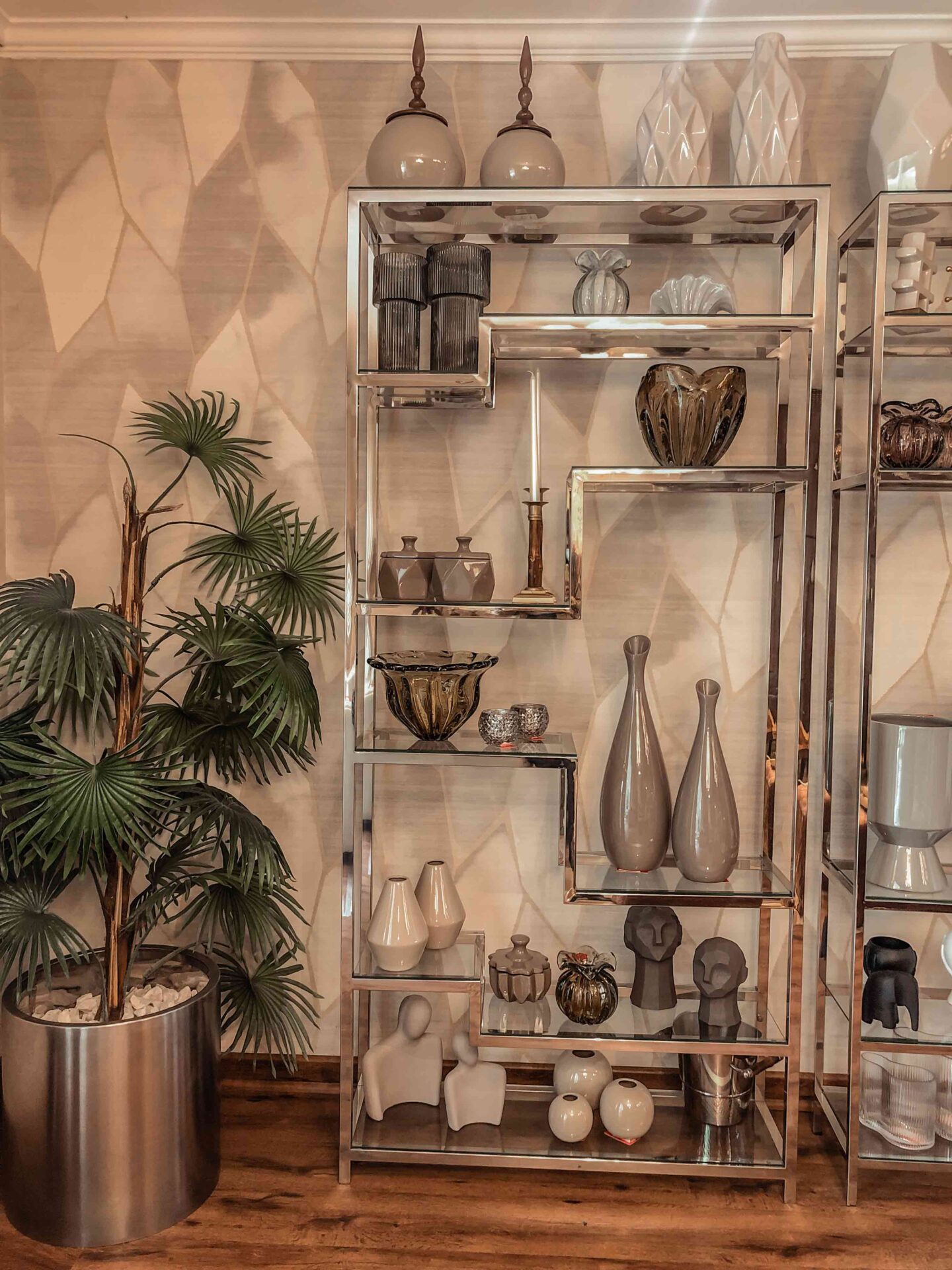 Estante decorativo Inox