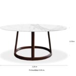 mesa comedor ovalada