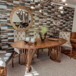 mesa comedor orn ovalada
