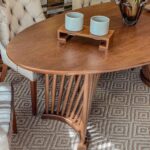 mesa comedor orn ovalada