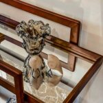 escultura passaro decorativa