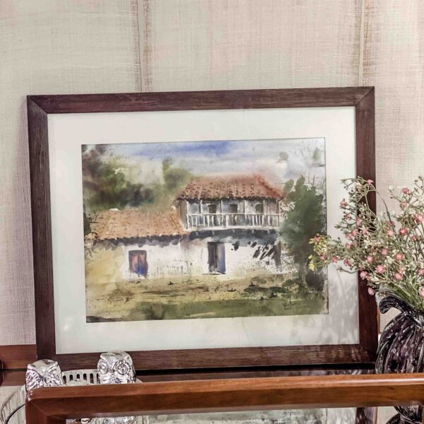 cuadro vieja casona