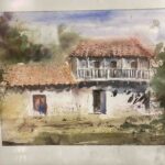 cuadro vieja casona