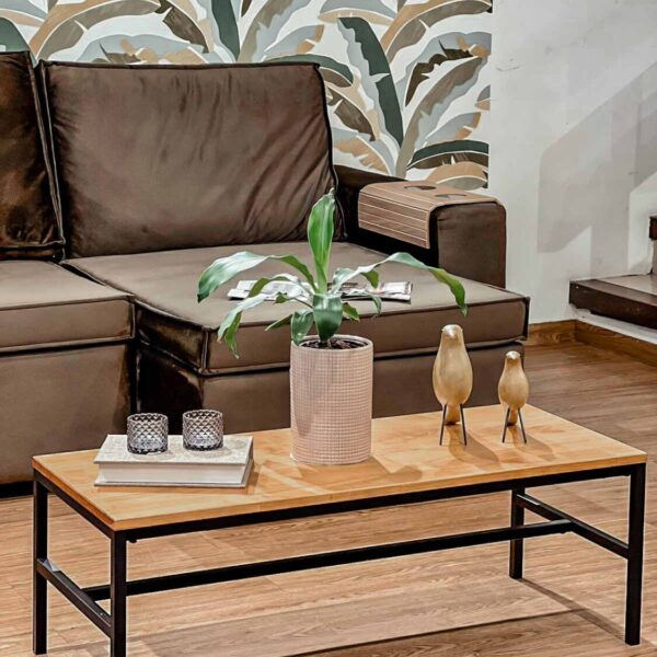 mesa de centro industrial