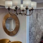 lampara lustre alba 8 brazos