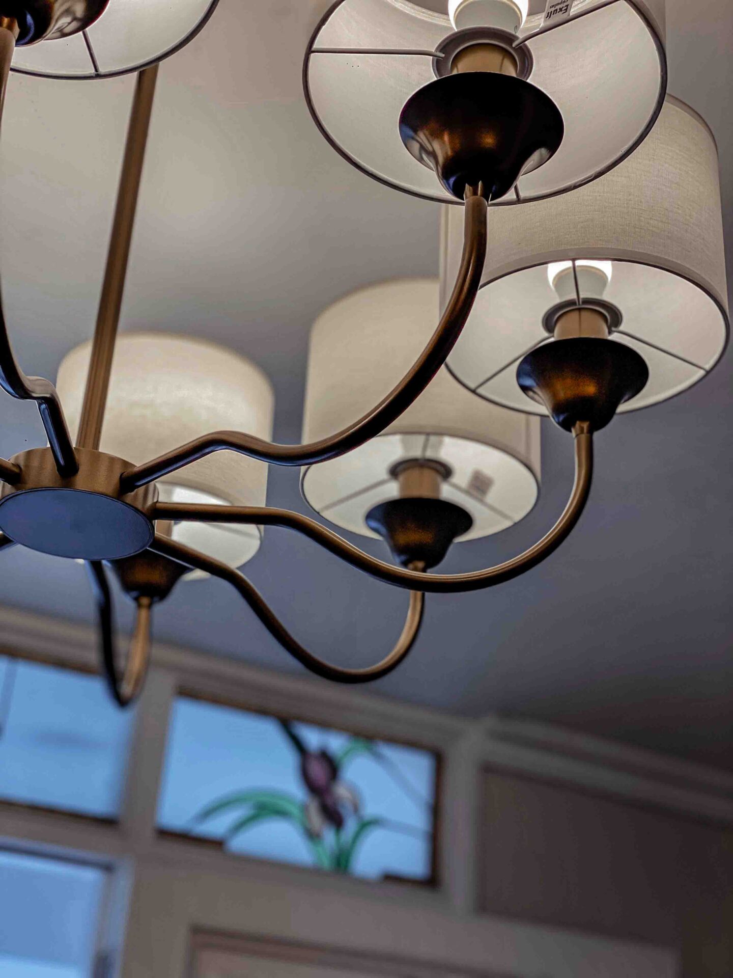lampara lustre alba 8 brazos