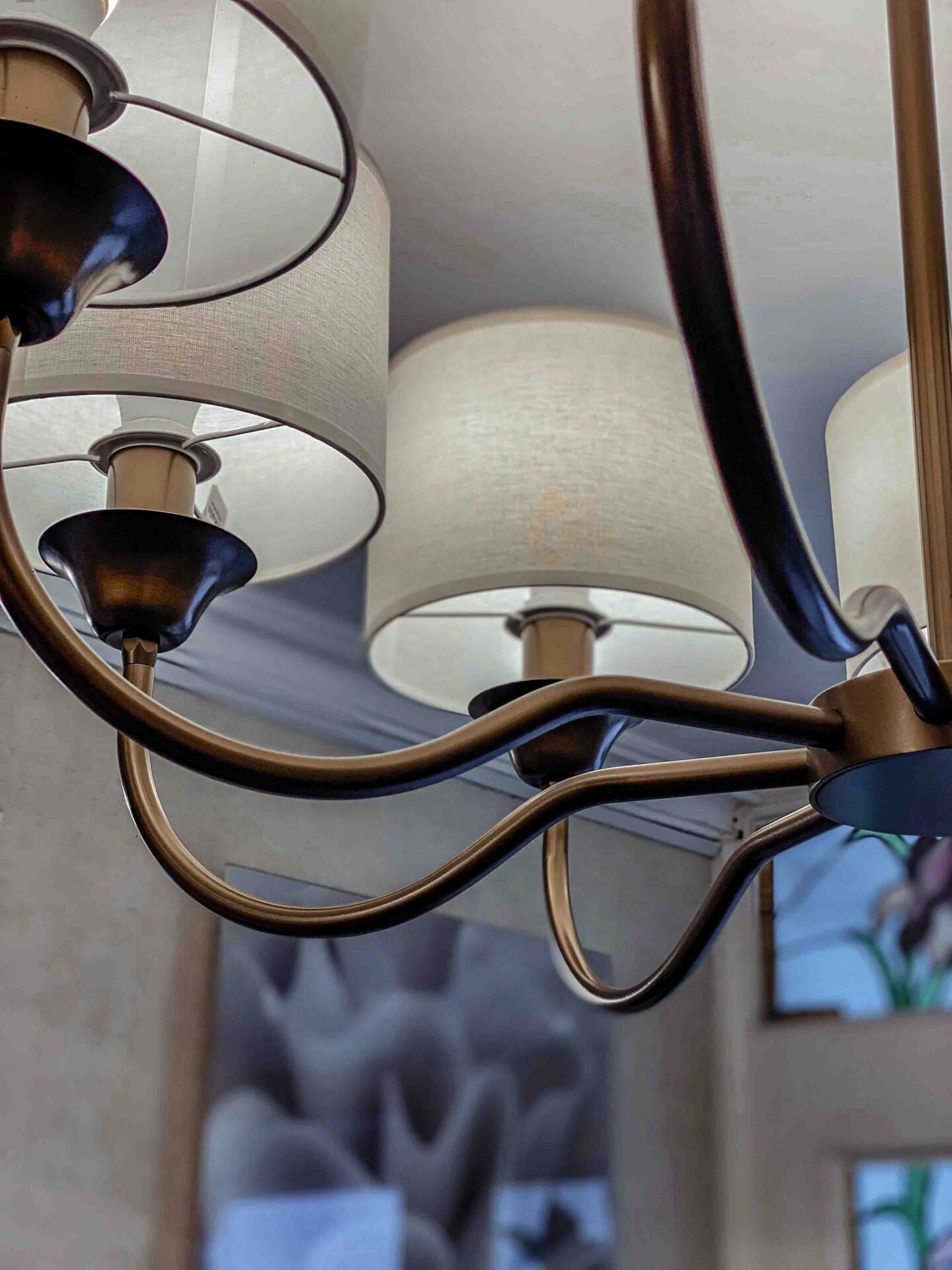 lampara lustre alba 8 brazos