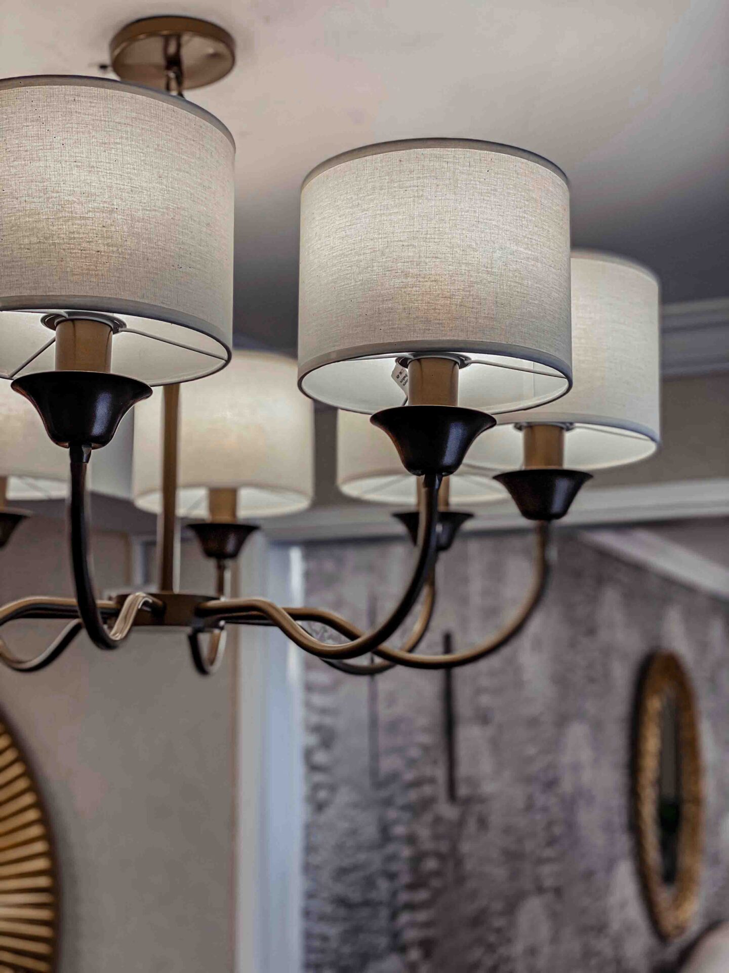 lampara lustre alba 8 brazos