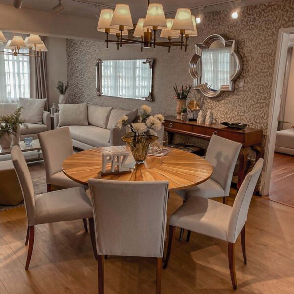 lampara lustre leone 8 brazos