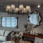 lampara lustre leone 8 brazos