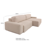 sofa sossego extensible