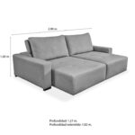 sofa zelo extensible