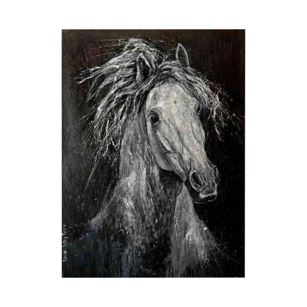 cuadro white horse