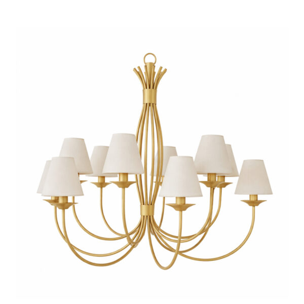 lampara lustre 12 puntas