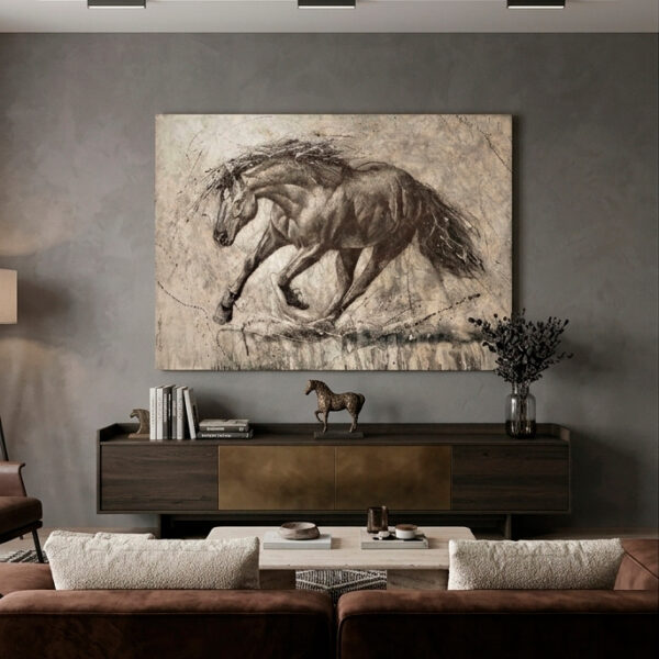 cuadro caballo galope