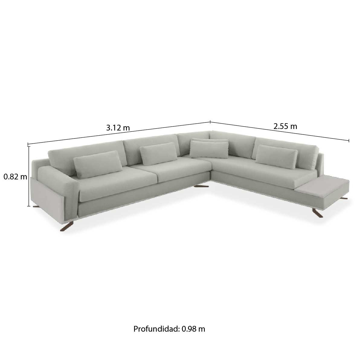 sofa lyrio en l