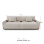 sofa padua extensible