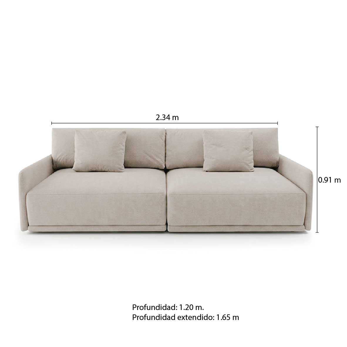 sofa padua extensible
