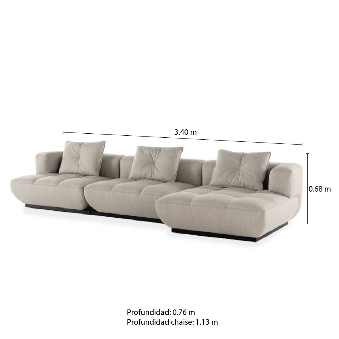 sofa tone en l
