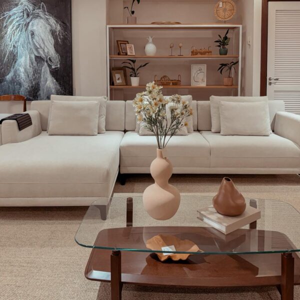 sofa vanilla en L