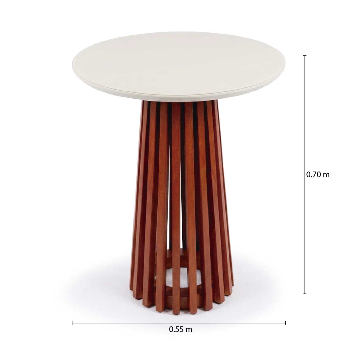 mesa lateral tom 0.55 m